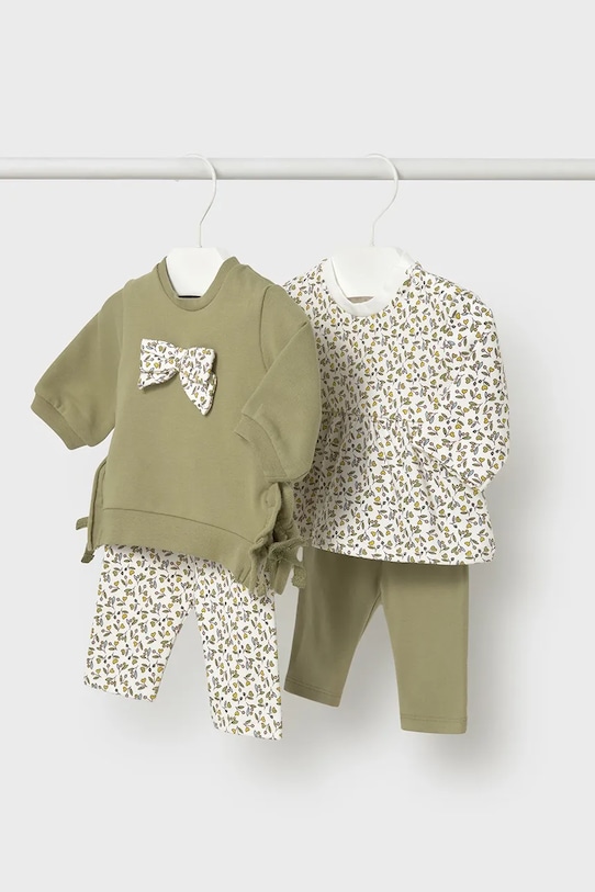 Комплект за бебета Mayoral Newborn еластичен зелен 2726.2N.Newborn.9BYA