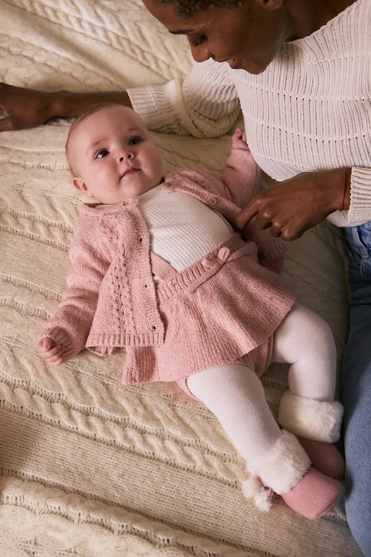 Mayoral Newborn compleu bebe tricotaj roz 2811.2F.Newborn.9BYA