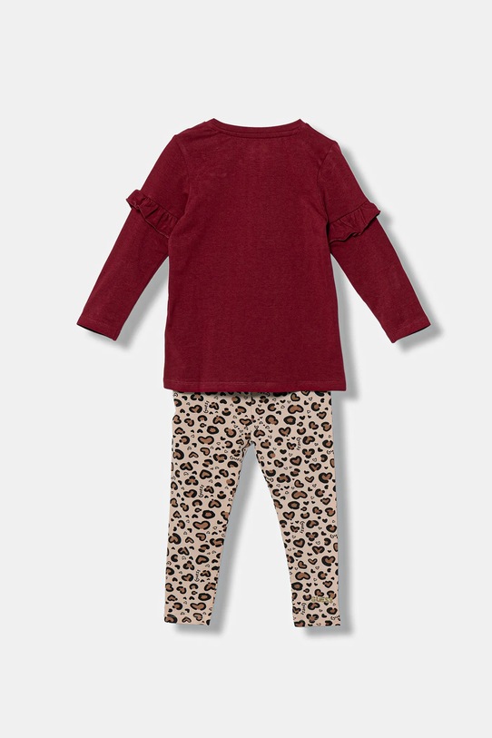 Guess komplet niemowlęcy 2-pack A5BG02.J1314.9BYA bordowy AW25