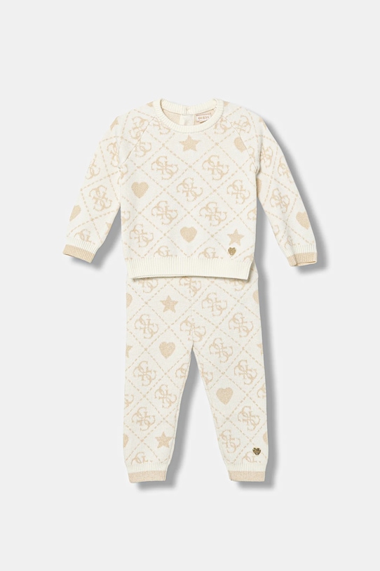 Дитячий комплект з домішкою вовни Guess з еластаном бежевий A5BG03.Z39N0.9BYA
