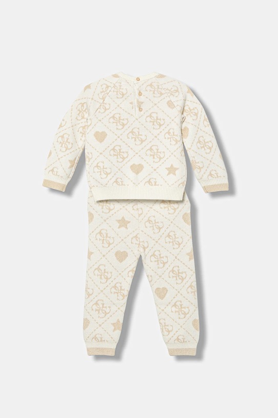 Guess komplet z domieszką wełny niemowlęcy A5BG03.Z39N0.9BYA beżowy AW25