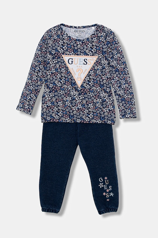 Guess komplet niemowlęcy wzorzyste niebieski A5BG05.J1314.9BYA
