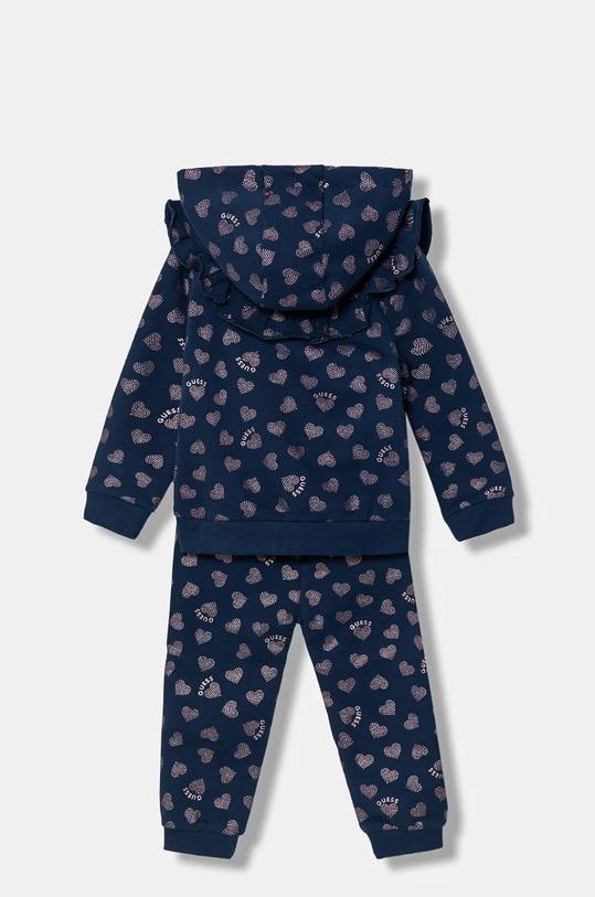 Guess dres niemowlęcy bawełniany 2-pack A5BG08.KAD74.9BYA granatowy AW25