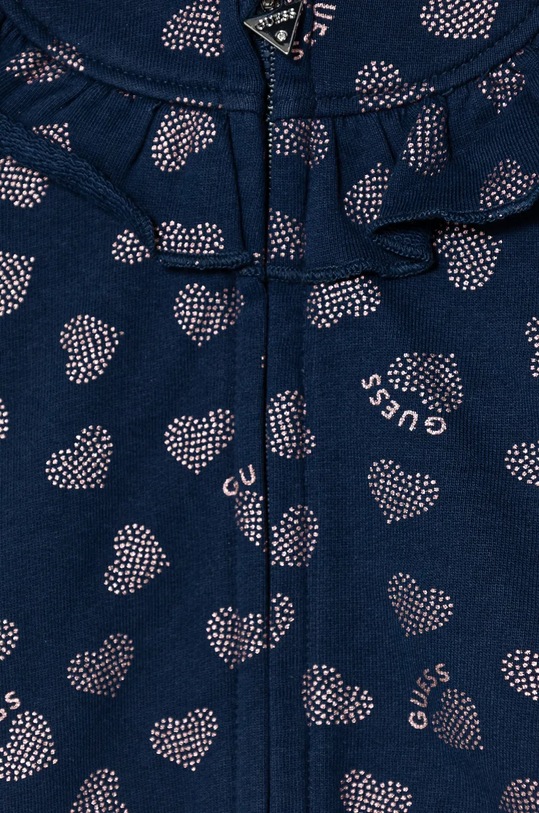 Dziewczynka Guess dres niemowlęcy bawełniany 2-pack A5BG08.KAD74.9BYA granatowy