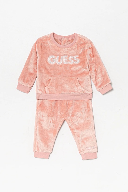 Guess komplet niemowlęcy dzianina różowy A5BG10.WFRS0.9BYA