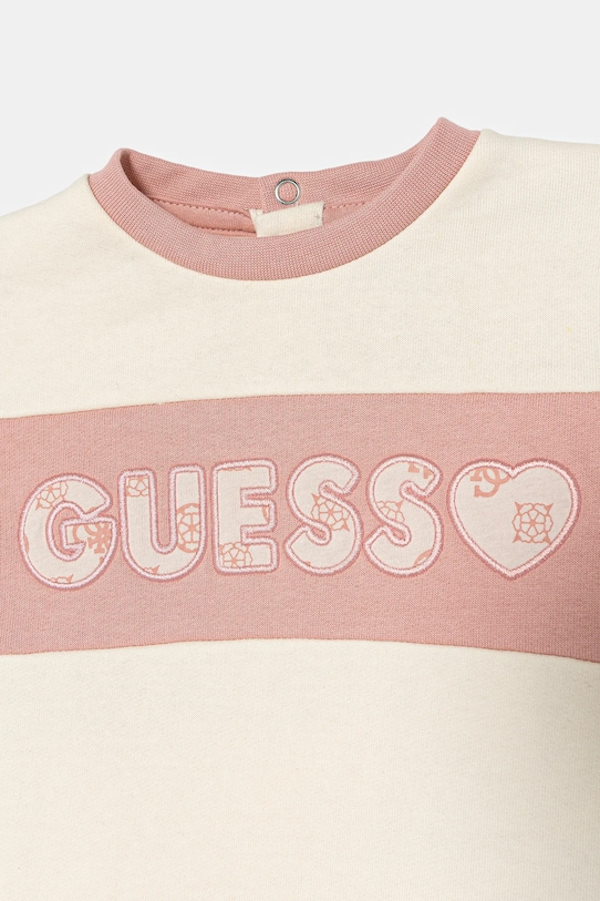 Dziewczynka Guess dres bawełniany niemowlęcy A5BG11.KAV34.9BYA różowy