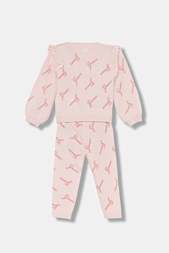 Tepláková súprava pre bábätká Guess A5BG12.Z0870.9BYA ružová AW25