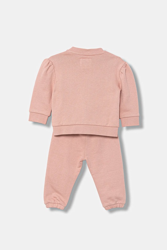 Детский спортивный костюм из хлопка Guess A5BG13.KAD74.9BYA розовый AW25