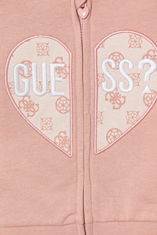 Детский спортивный костюм из хлопка Guess розовый A5BG13.KAD74.9BYA