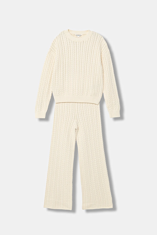 Guess sweter i spodnie bawełniane dziecięce dzianina beżowy J5BG01.Z4130.9BYA