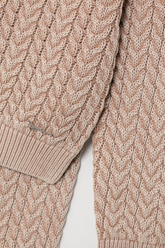 Guess sweter i spodnie bawełniane dziecięce różowy J5BG01.Z4130.9BYA
