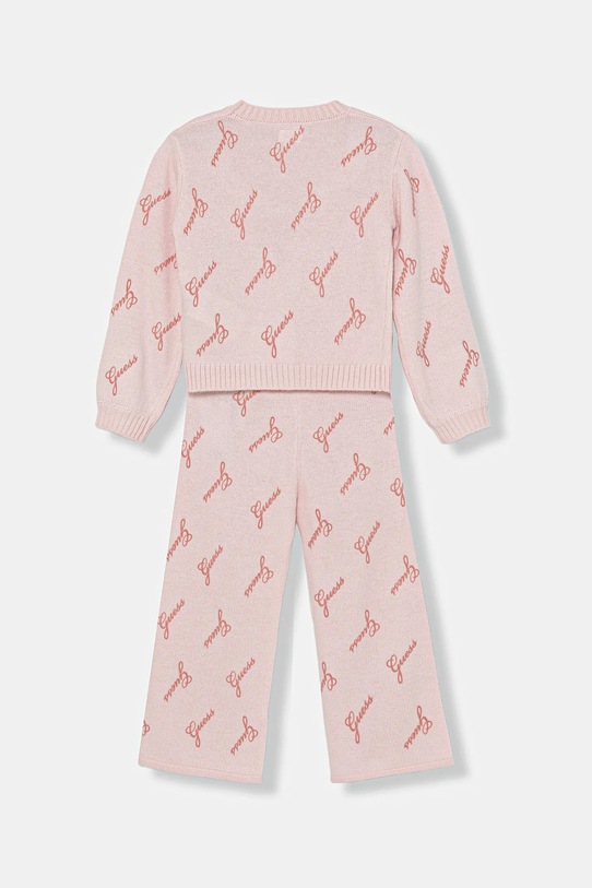 Guess set pentru copii cu lână K5BG05.Z0870.9BYA roz AW25