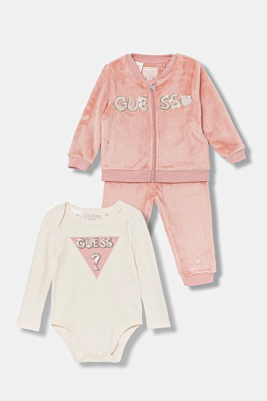 Guess dres niemowlęcy dzianina różowy S5BG05.WFRS0.9BYA