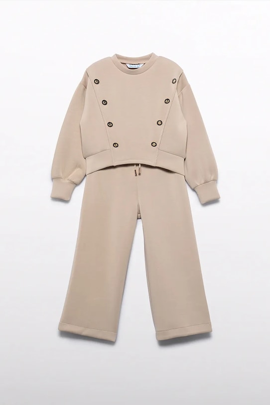 Дитячий спортивний костюм Abel&Lula 5730.5.Mini.9BYA бежевий AW25