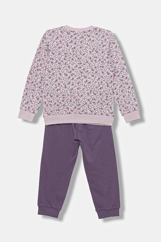 United Colors of Benetton dres bawełniany dziecięcy 2-pack 3YWXGK00R.G.P.seasonal fioletowy AW25