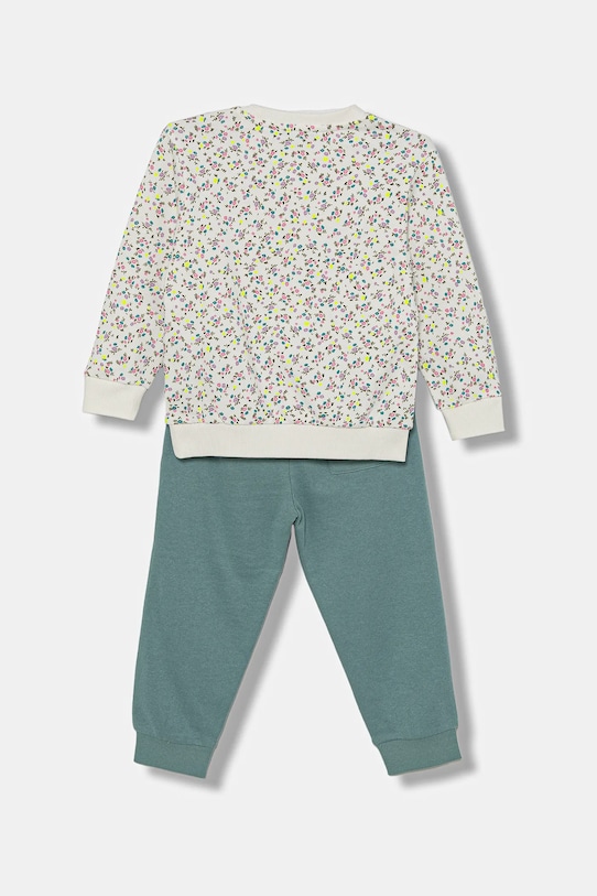 Детский хлопковый спортивный костюм United Colors of Benetton 2 шт 3YWXGK00R.G.P.seasonal бирюзовый AW25