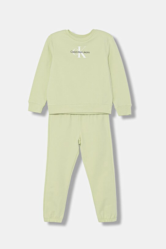 Calvin Klein Jeans trening copii tricotaj verde IN0IN00017.9BYA