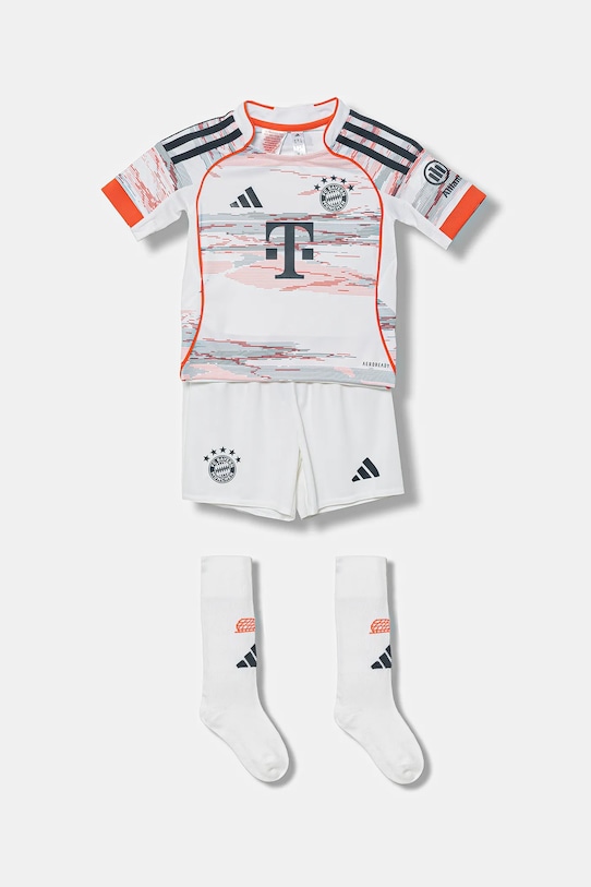 Παιδικό σετ adidas Performance FC Bayern Munich στάμπα λευκό JP3688