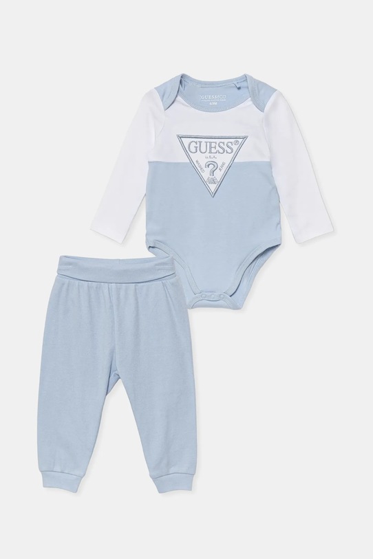 Guess komplet niemowlęcy 2-pack wzorzyste niebieski H5YW08.J1314.9BYA