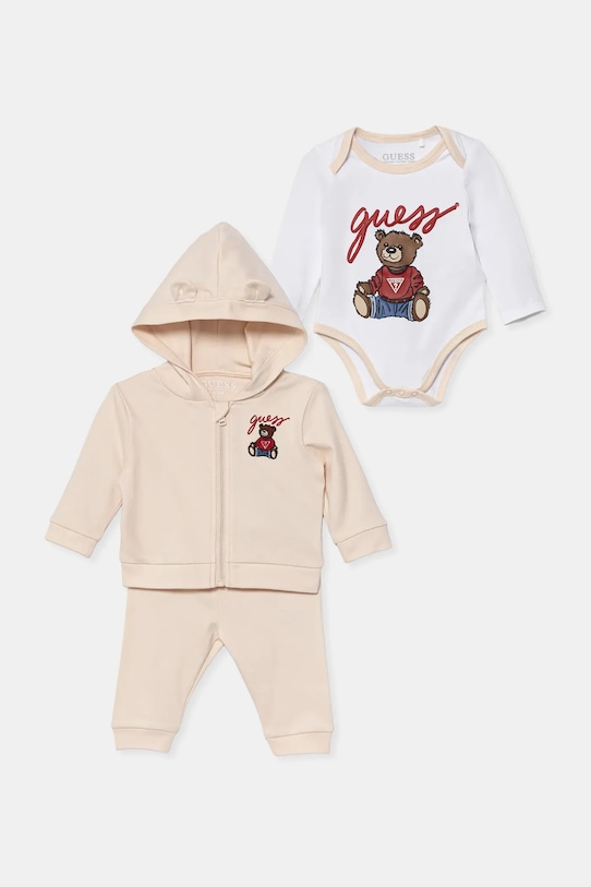 Guess compleu bebe 3-pack cu modele bej H5YW12.KA6W4.9BYA