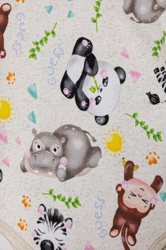 Guess komplet bawełniany niemowlęcy 3-pack H5YW15.KAE14.9BYA