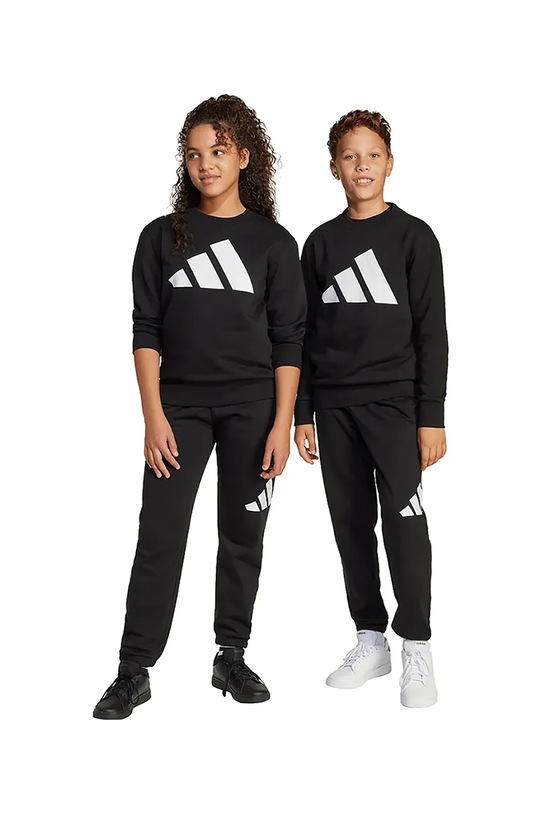 adidas dres dziecięcy dzianina czarny JD2098