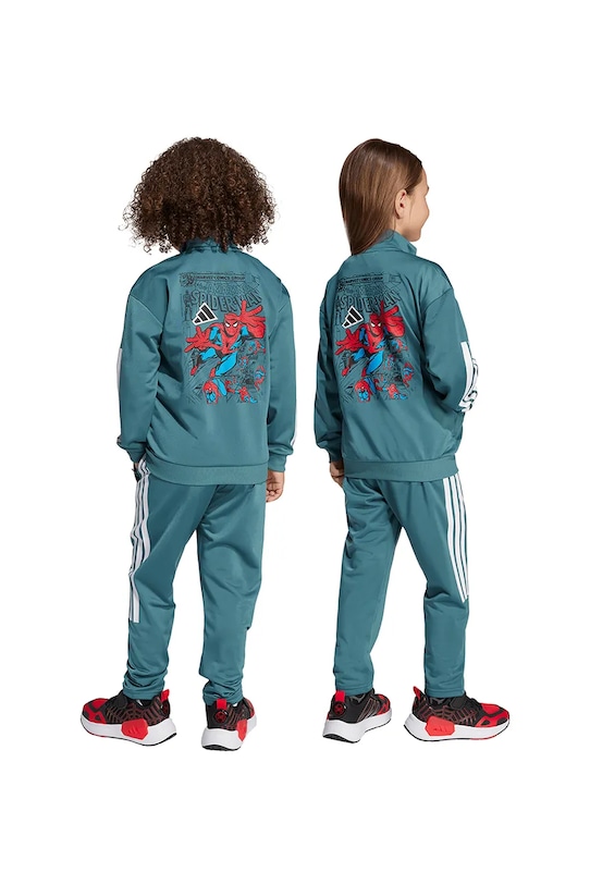 Detská tepláková súprava adidas Marvel JM0834 tyrkysová