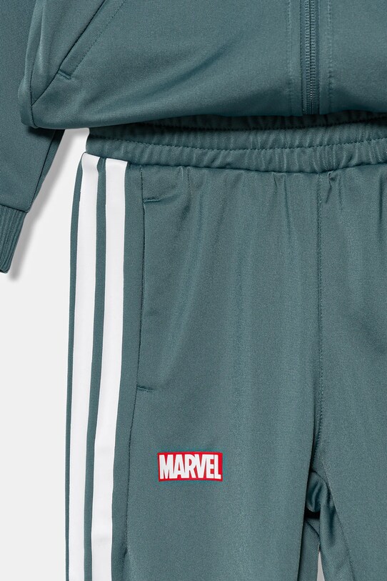 Chłopiec adidas dres dziecięcy Marvel JM0834 turkusowy