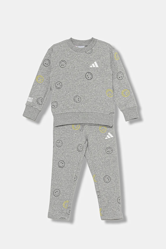 Dětská tepláková souprava adidas JN2158 šedá AW25