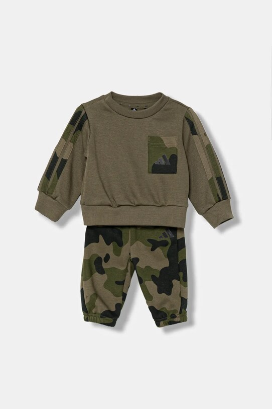 adidas dres dziecięcy dzianina zielony JN2223