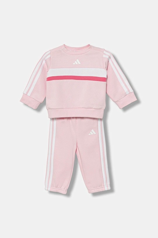 Παιδική φόρμα adidas πλεκτό ύφασμα ροζ JN2234