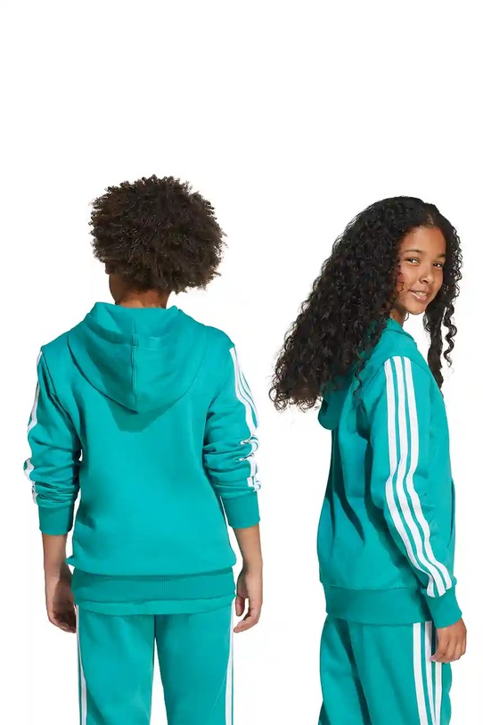 adidas bluză copii JN2417 turcoaz