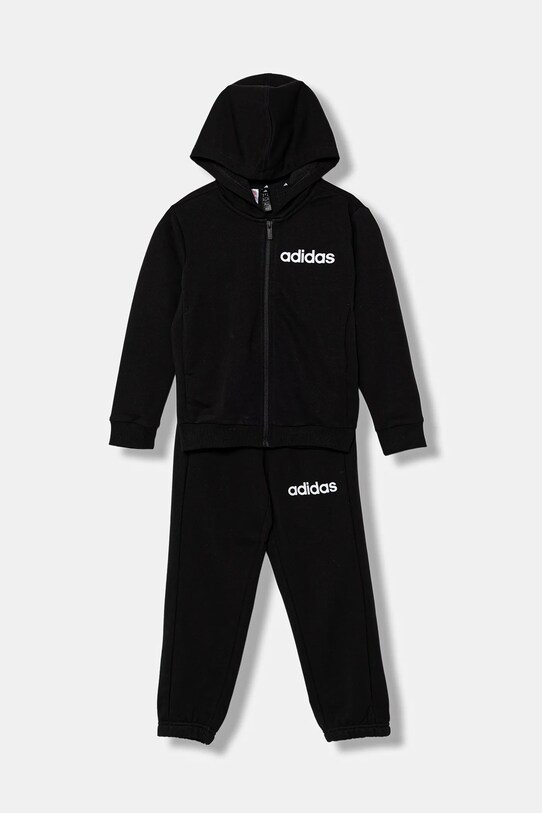 Παιδική φόρμα adidas πλεκτό ύφασμα μαύρο JN2425