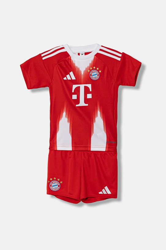 Комплект за бебета adidas Performance FC Bayern Munich трикотаж червен JN8508