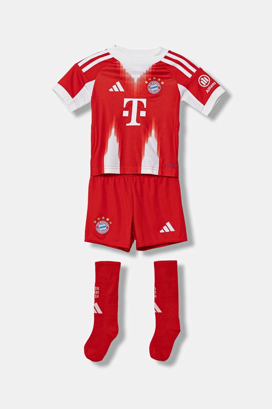 Детски комплект adidas Performance FC Bayern Munich трикотаж червен JN8510
