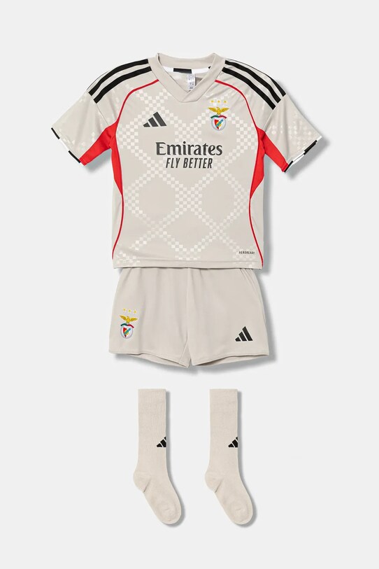 Otroški komplet adidas Performance SLB Potisk bež JN9946