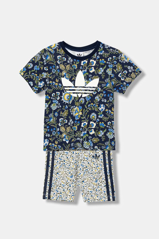 Детский комплект adidas Originals узор тёмно-синий JV7722