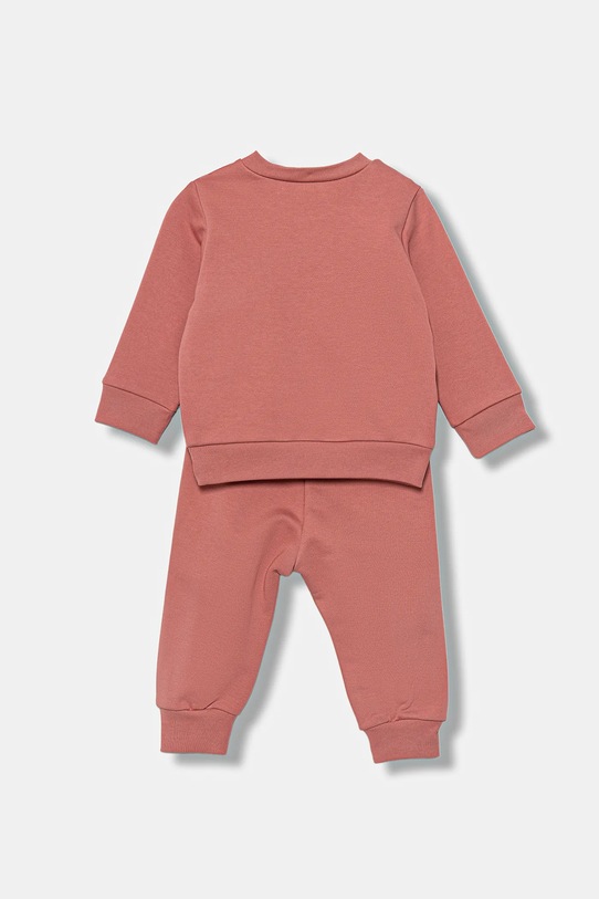 Marni dres bawełniany niemowlęcy MS1B-SET OVERALLS 2-pack M01607 różowy AW25