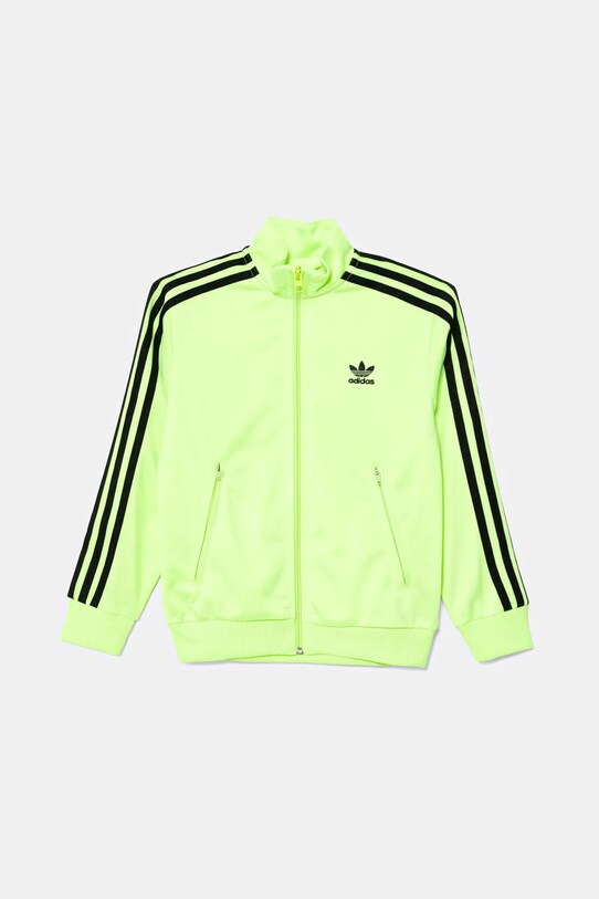 adidas Originals bluză copii imprimeu verde JV8586