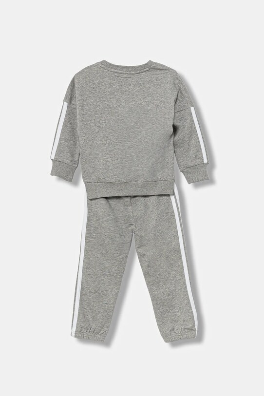 adidas komplet dresowy dziecięcy JV9852 szary AW25