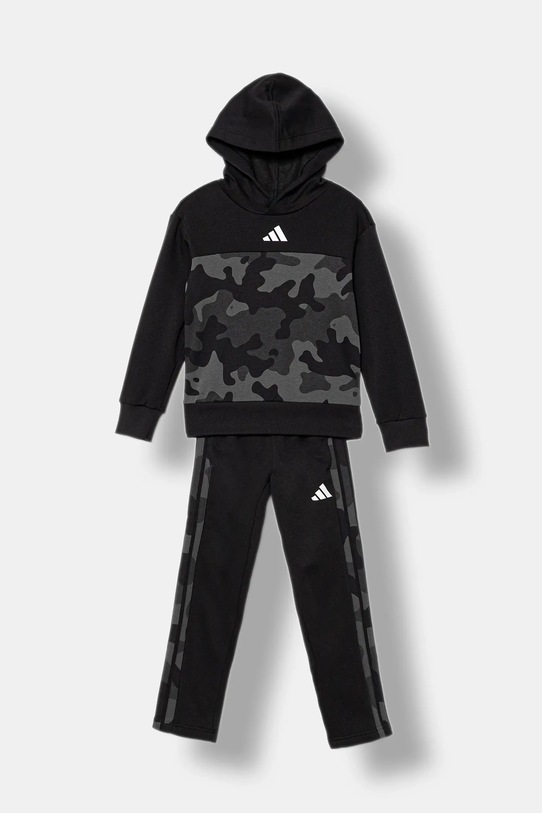 Παιδική φόρμα adidas πλεκτό ύφασμα μαύρο JW2475
