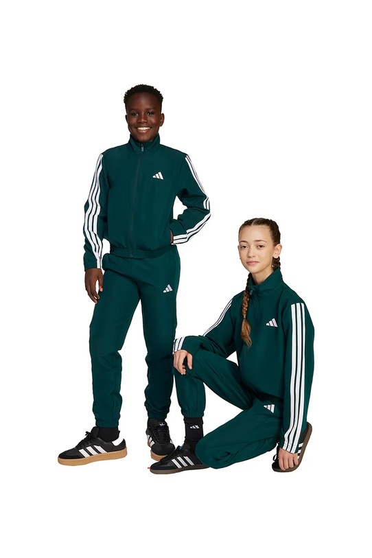 Dětská tepláková souprava adidas pletenina zelená JW3399