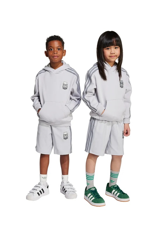 Dětská tepláková souprava adidas Originals pletenina šedá JW5334