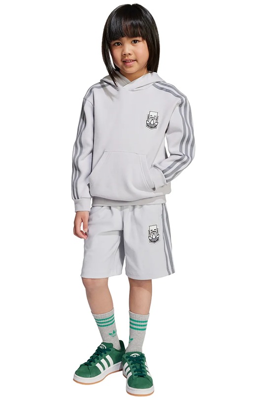 CHLAPEC Dětská tepláková souprava adidas Originals JW5334 šedá