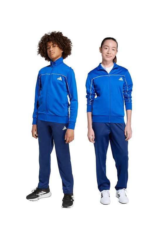 Detská tepláková súprava adidas pletenina modrá JX0204