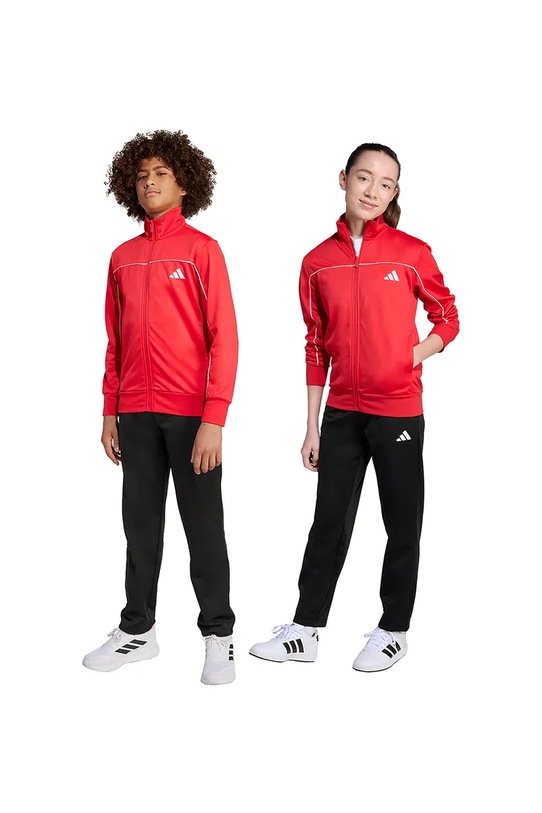 adidas dres dziecięcy dzianina czerwony JX0205