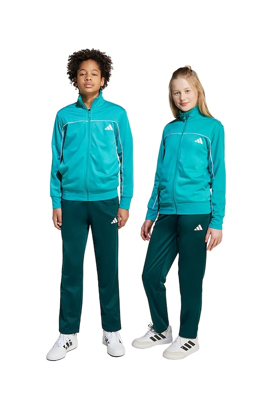 Dětská tepláková souprava adidas pletenina zelená JX0206