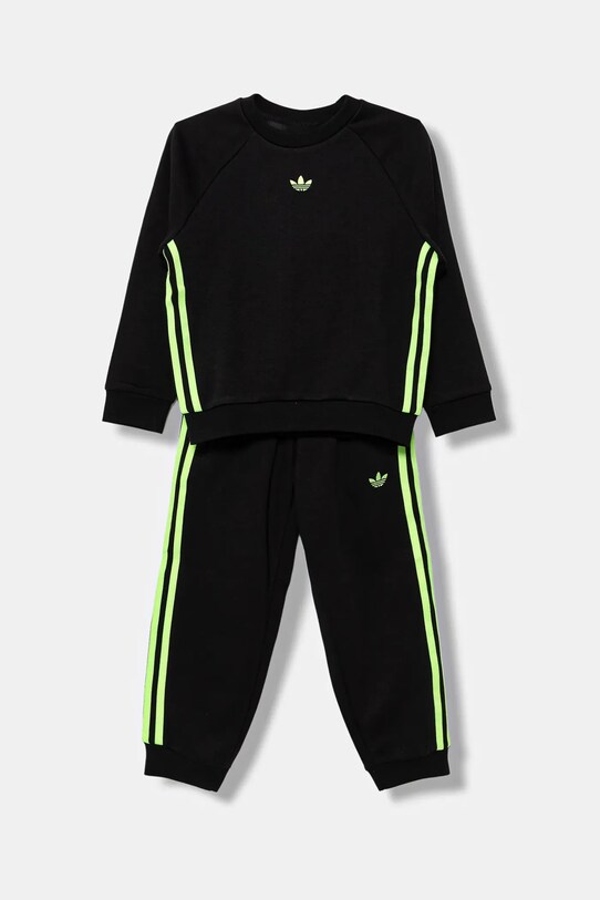 Dječja trenirka adidas Originals pletivo crna JX0546