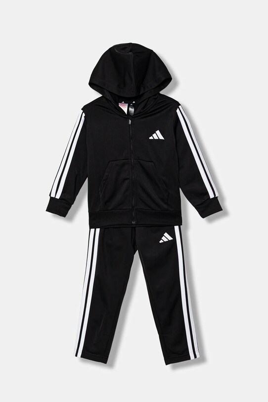 Dječja trenirka adidas natpis crna JX8752
