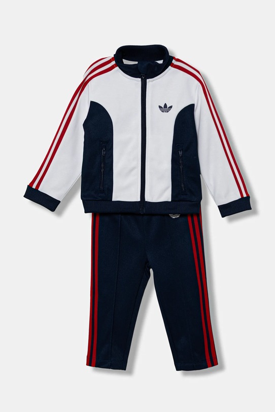 Дитячий спортивний костюм adidas Originals аплікація білий JY2787